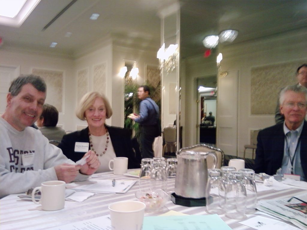 Our Director Dorothy in the meeting at Boston Colonnade Hotel 公司总监多萝西在会议上